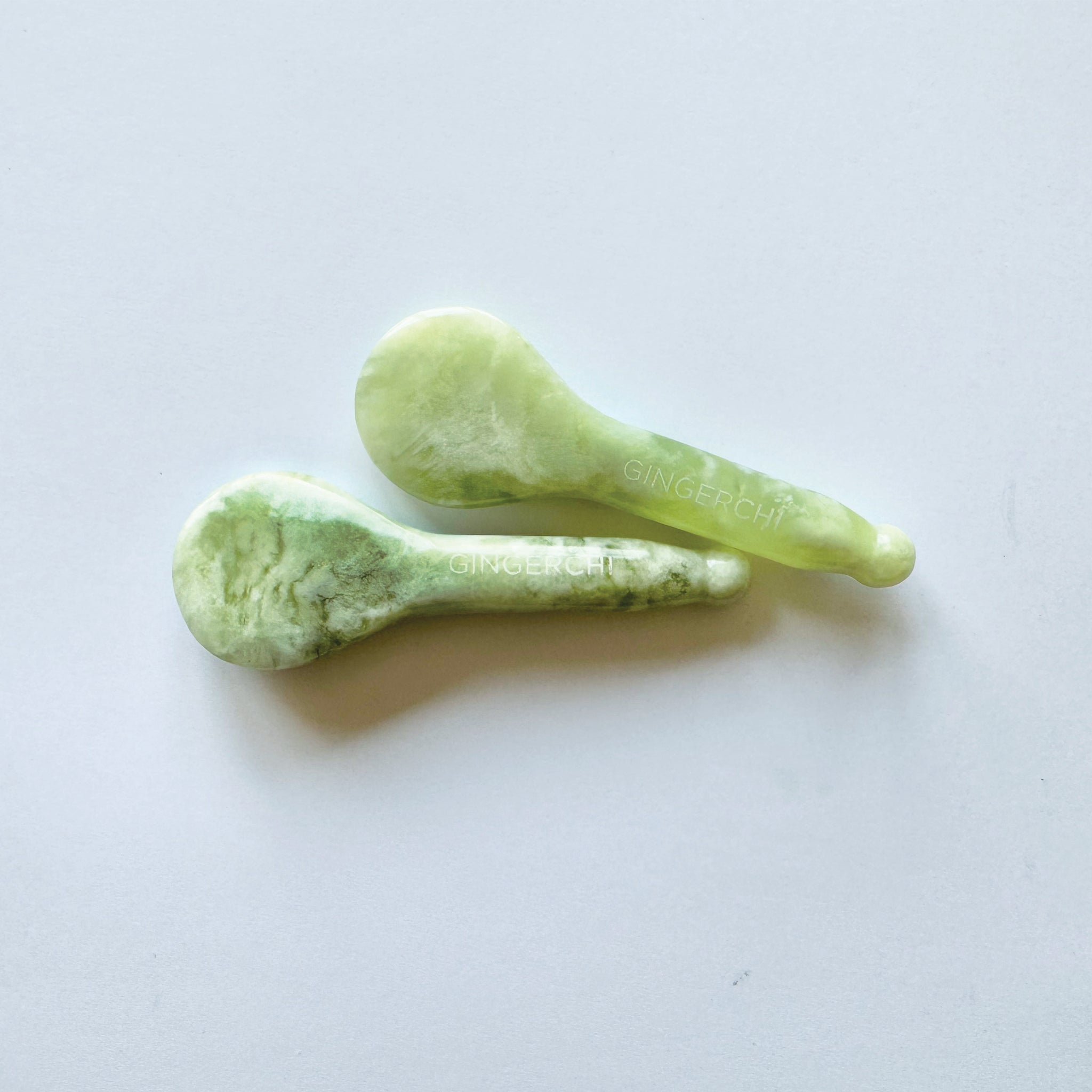 Jade Gua Sha Spoon for facial tension relief