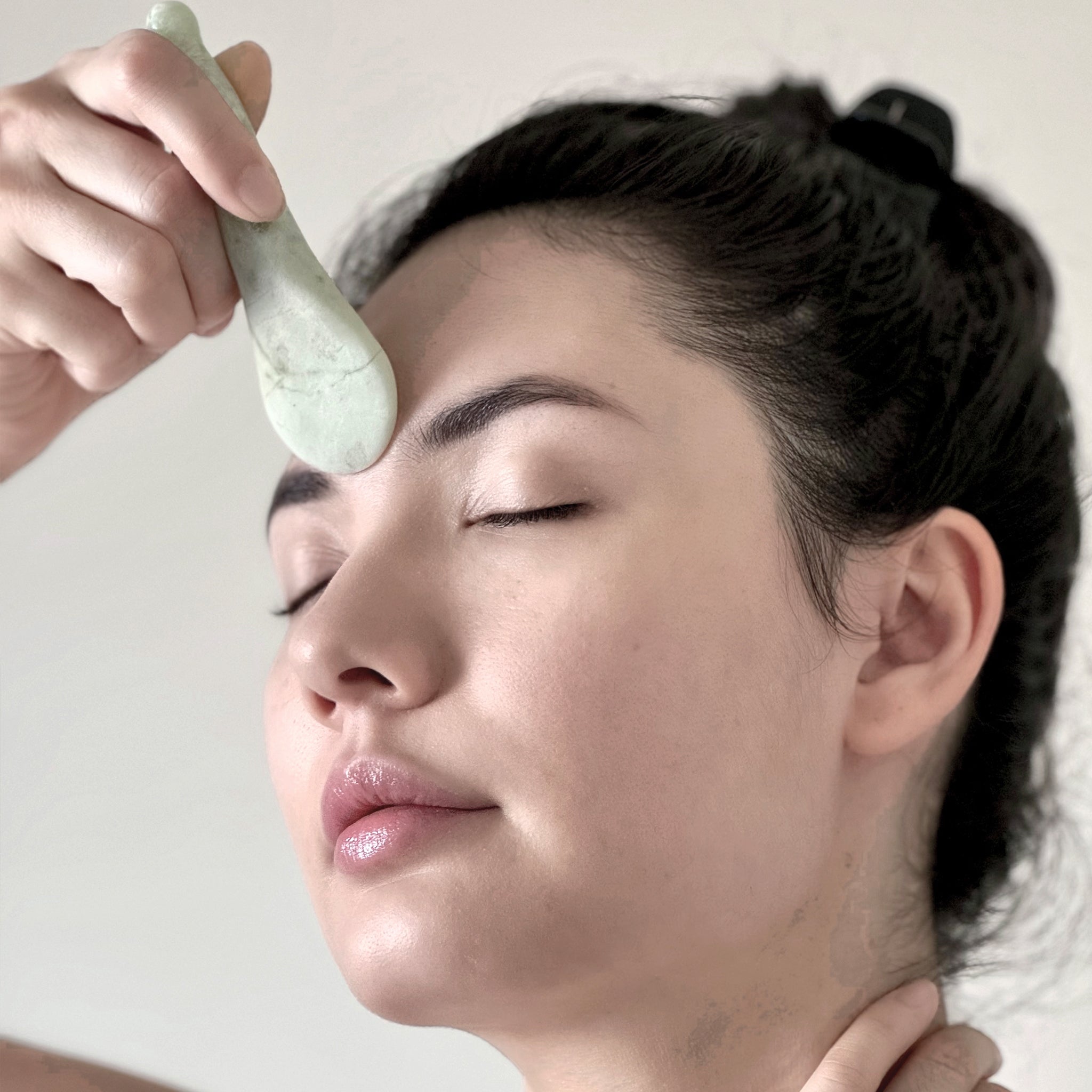 Jade Gua Sha facial tool for skin care