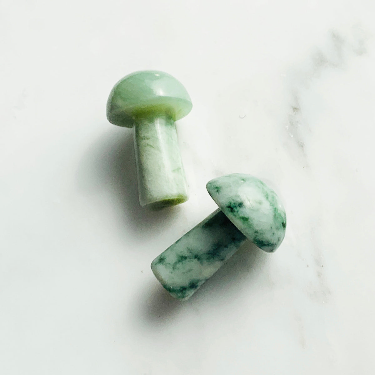 Jade Mini Mushroom Massage Disc for skin care