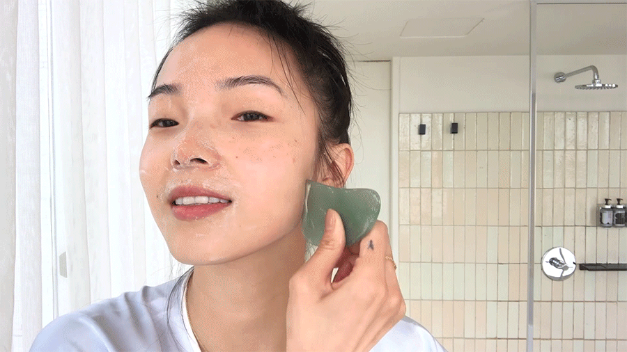 VOGUE: <br> Why Gua Sha Is the Original Form of At-Home Self-Care