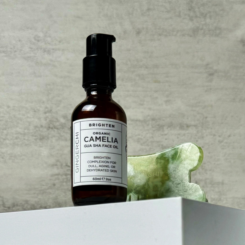 Organic Camellia Gua Sha Oil | Nourishing Facial Oil GingerChi Organic Camellia Gua Sha Oil | Nourishing Facial Oil GingerChi