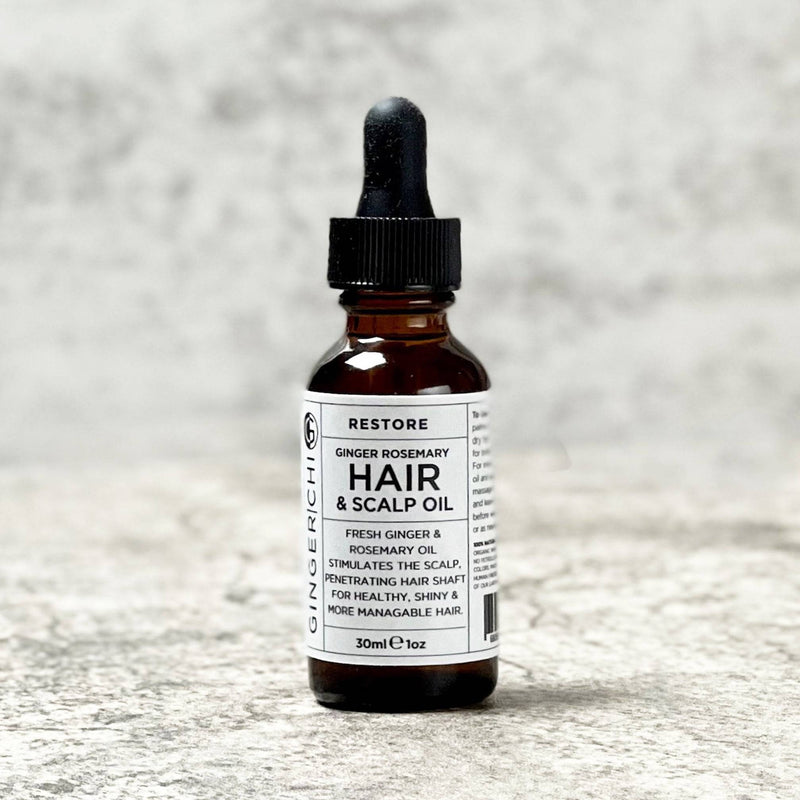 Ginger Rosemary Hair & Scalp Oil