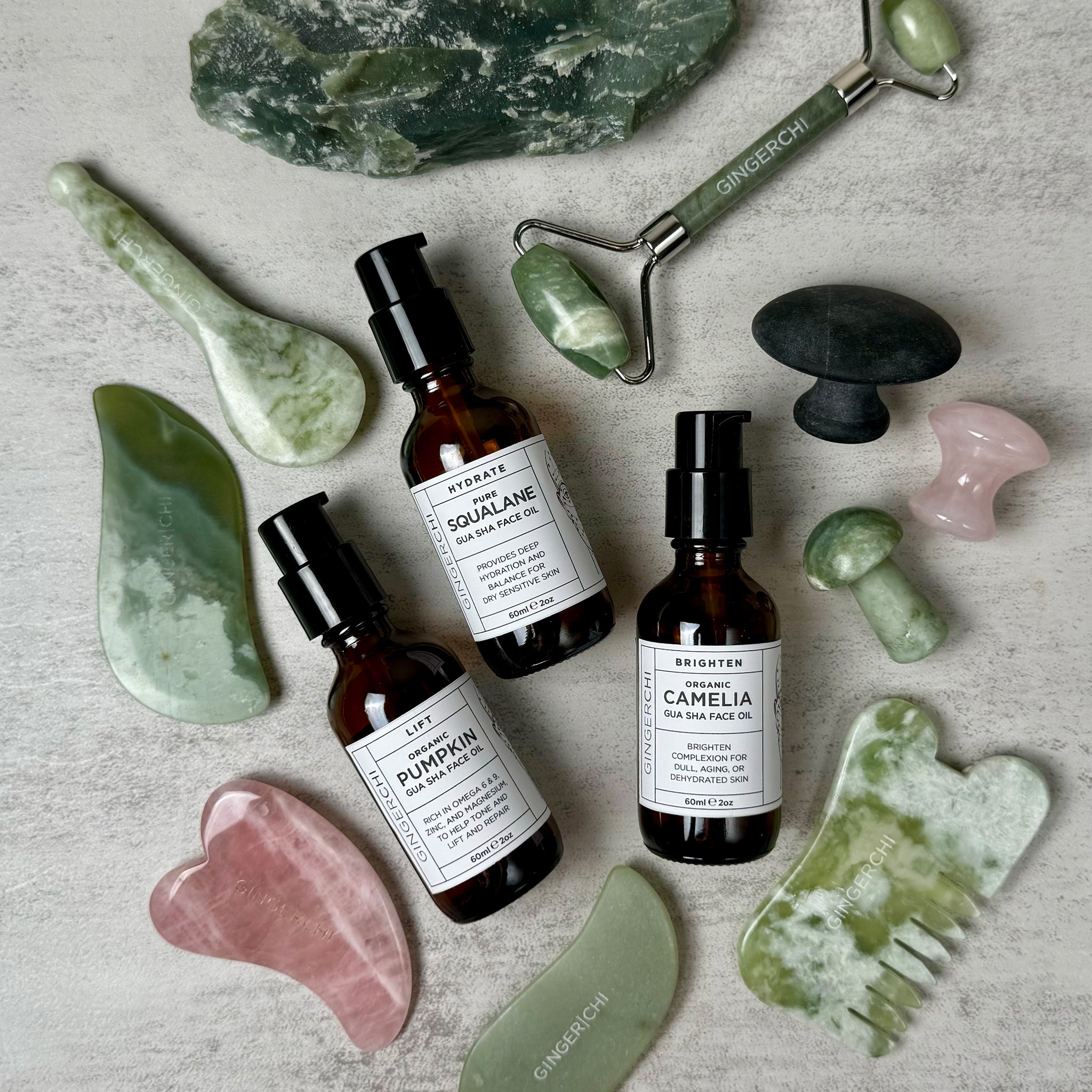 Gua Sha Oil Trio - Nourish and Revitalize Your Skin