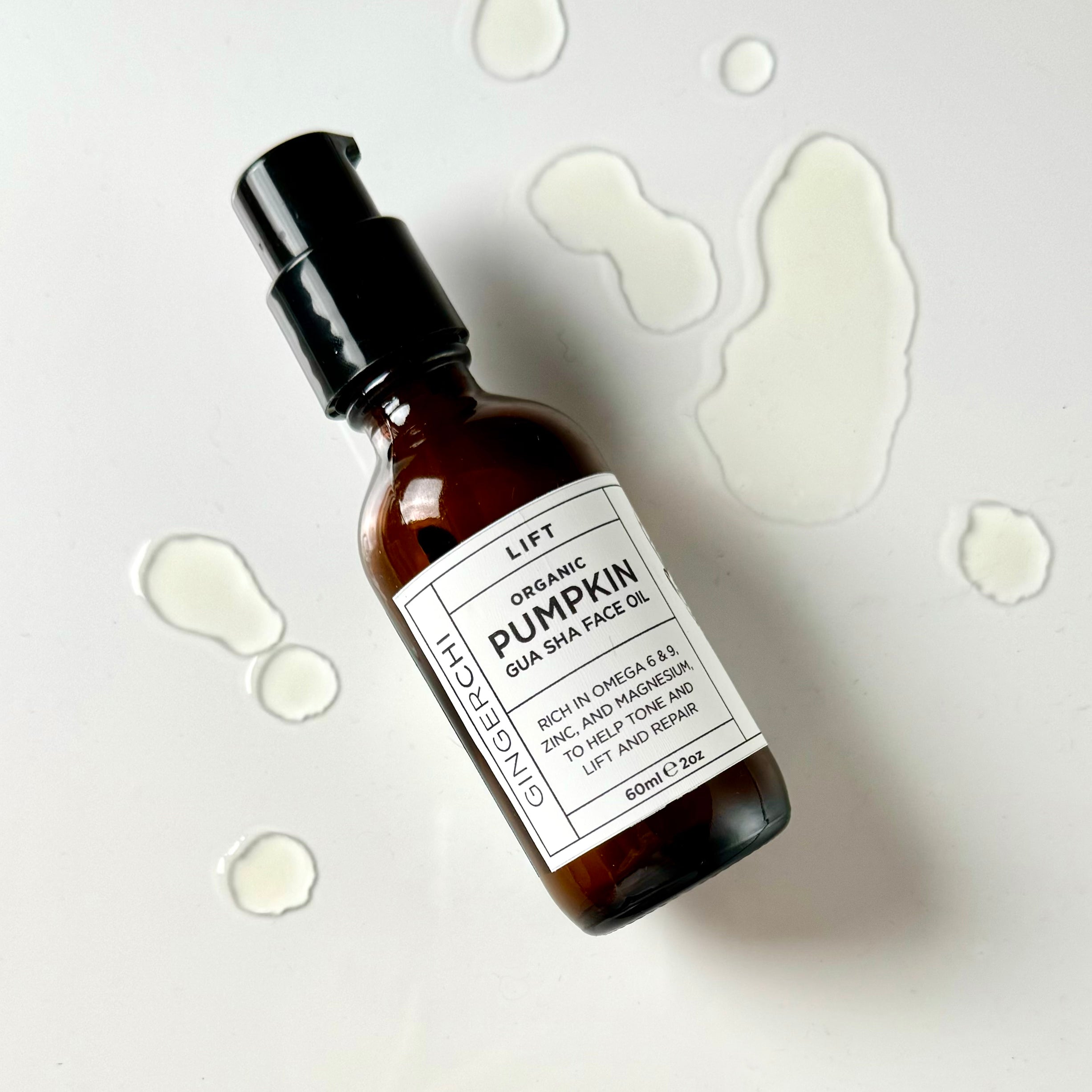 Organic Pumpkin Gua Sha Oil | Firming Facial Oil