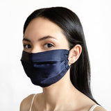 Silk Mask Indigo Blue Gingerchi