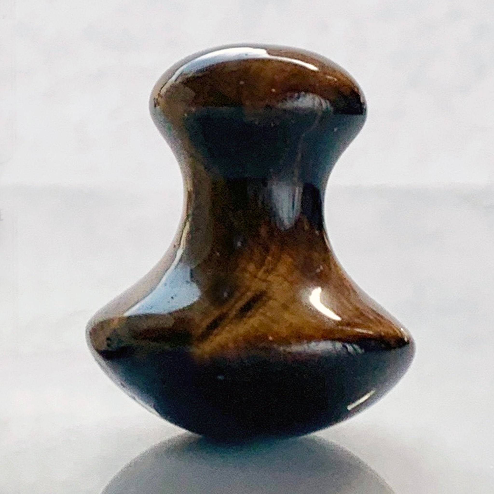 Tiger's Eye Mini Mushroom Massage Disc