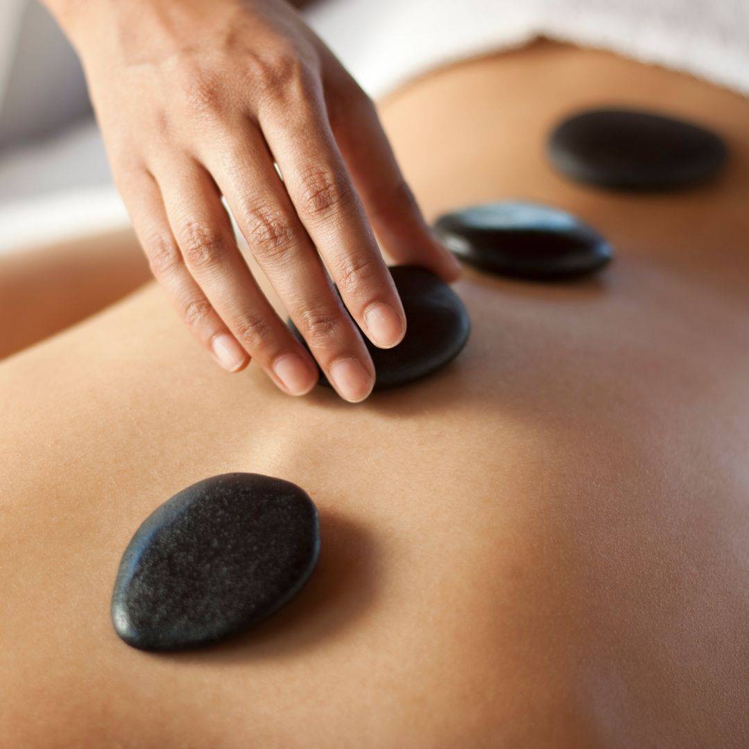Hot stone massage therapy