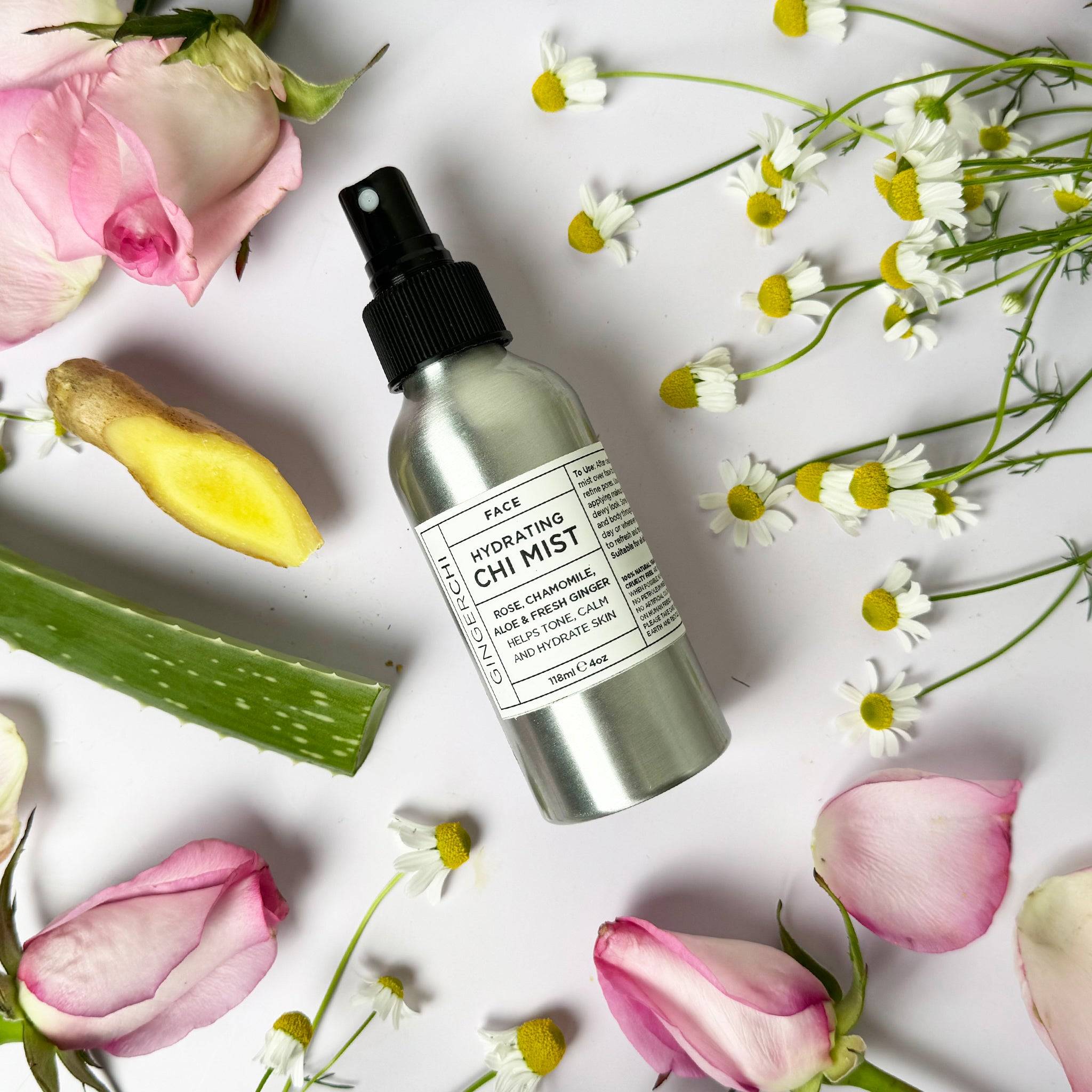 Hydrating Chi Mist with flowers and aloe vera
