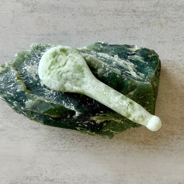 🎁 JADE BOJIN GUA SHA SPOON (100% off) - GingerChi